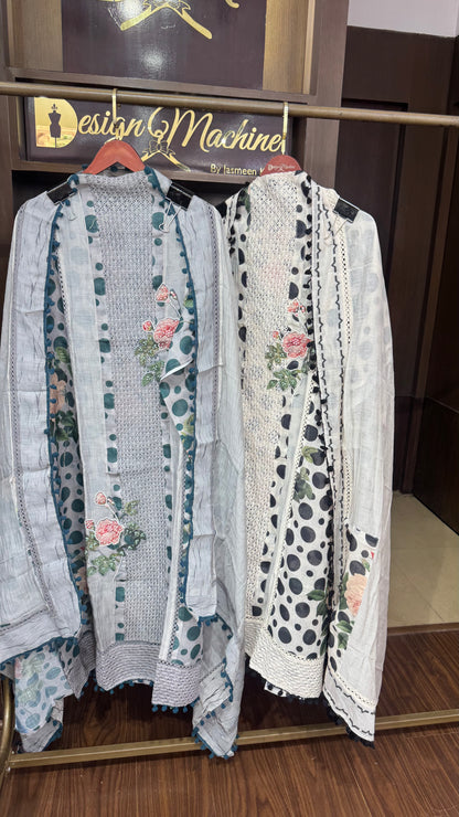 Iraa (Malmal Cotton Unstitch Suit)
