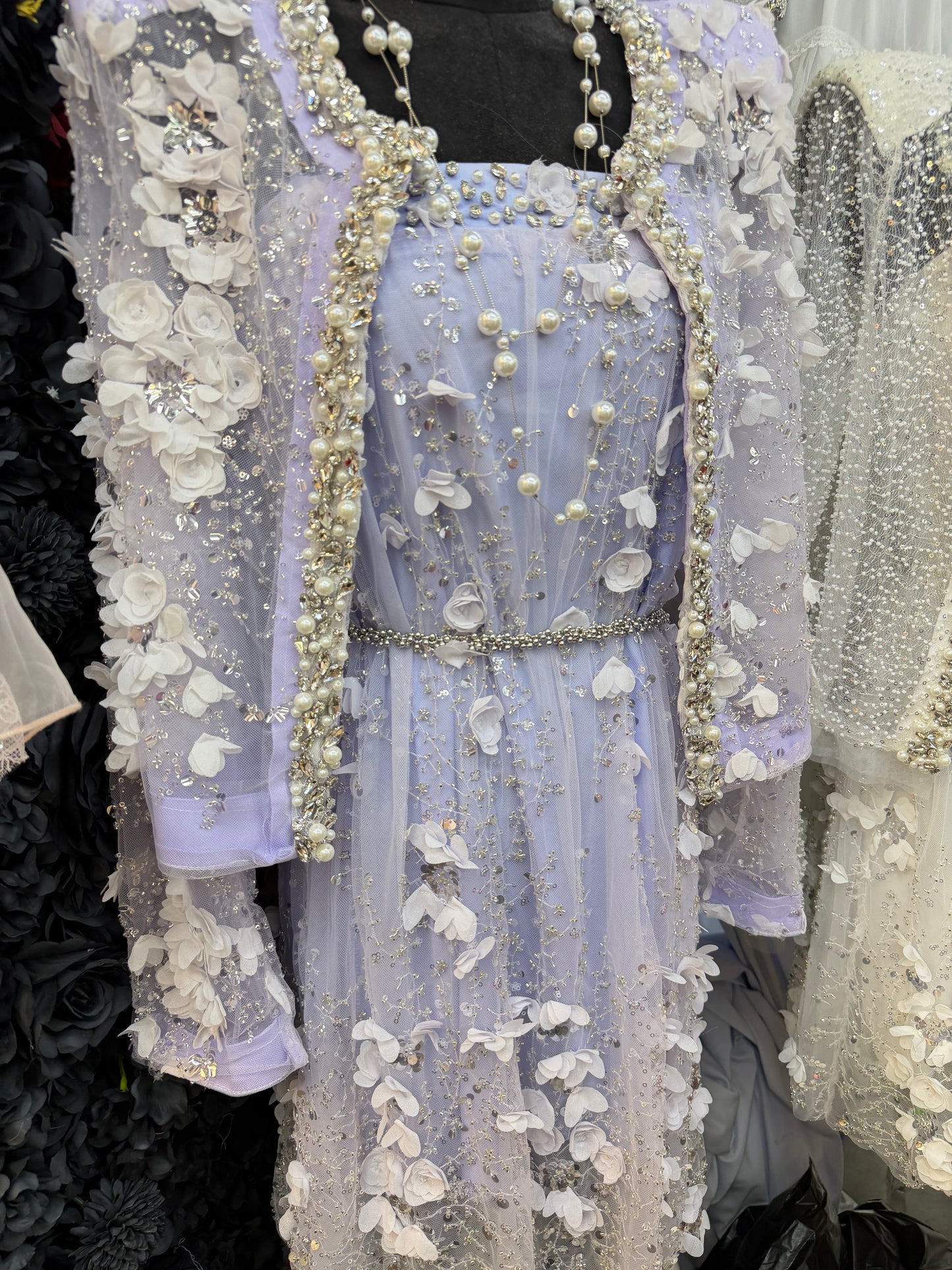 Luxury Premium Dress with Designer Shrug
