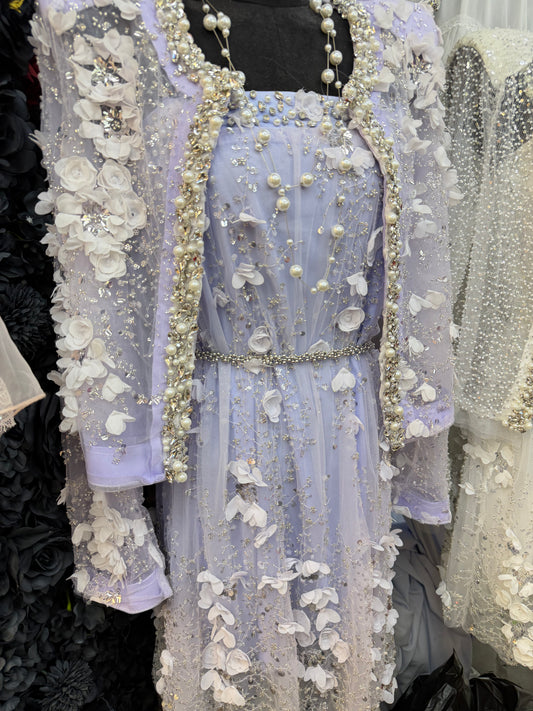 Luxury Premium Dress with Designer Shrug