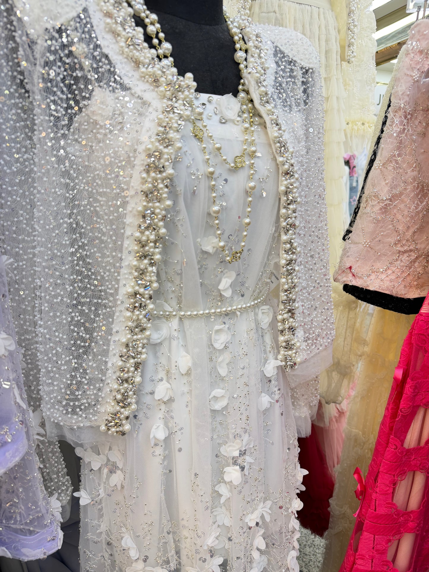 Luxury Premium Dress with Designer Shrug