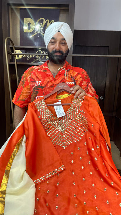 Hridya (Glass Tissue Suit)