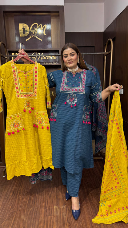 Zehra Summer Cotton Suit