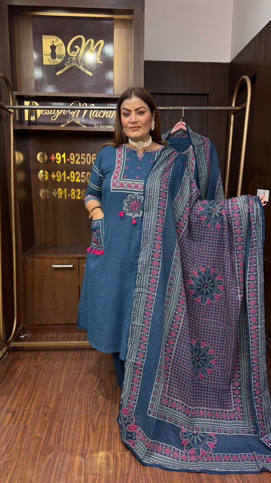 Zehra Summer Cotton Suit