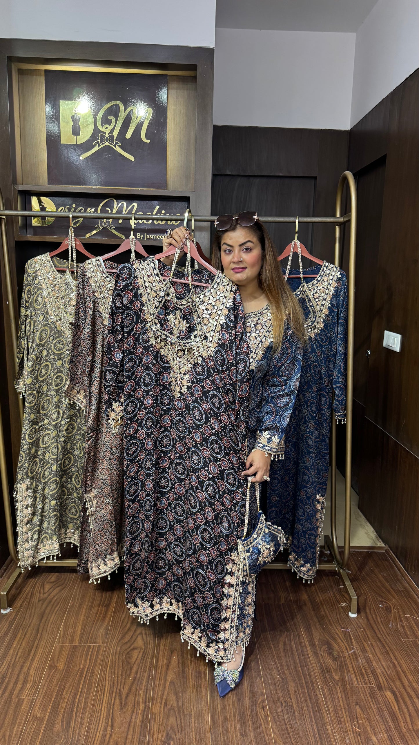 Abira (Gajji Silk Phiran)