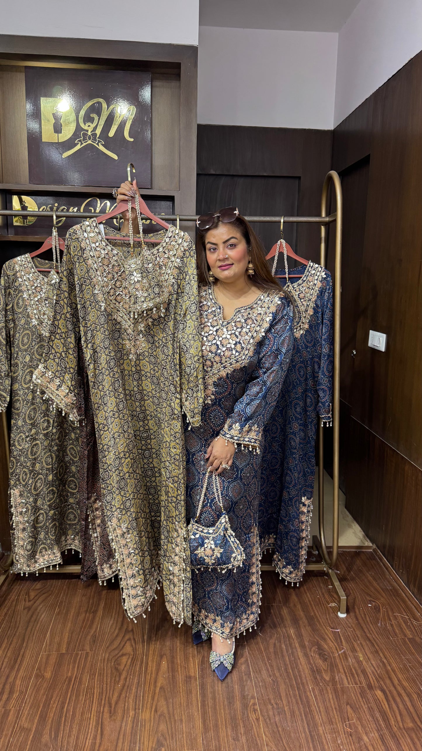 Abira (Gajji Silk Phiran)