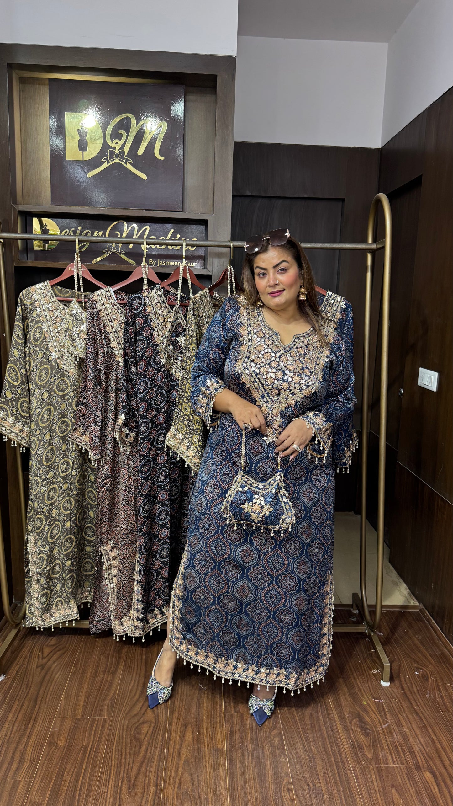 Abira (Gajji Silk Phiran)