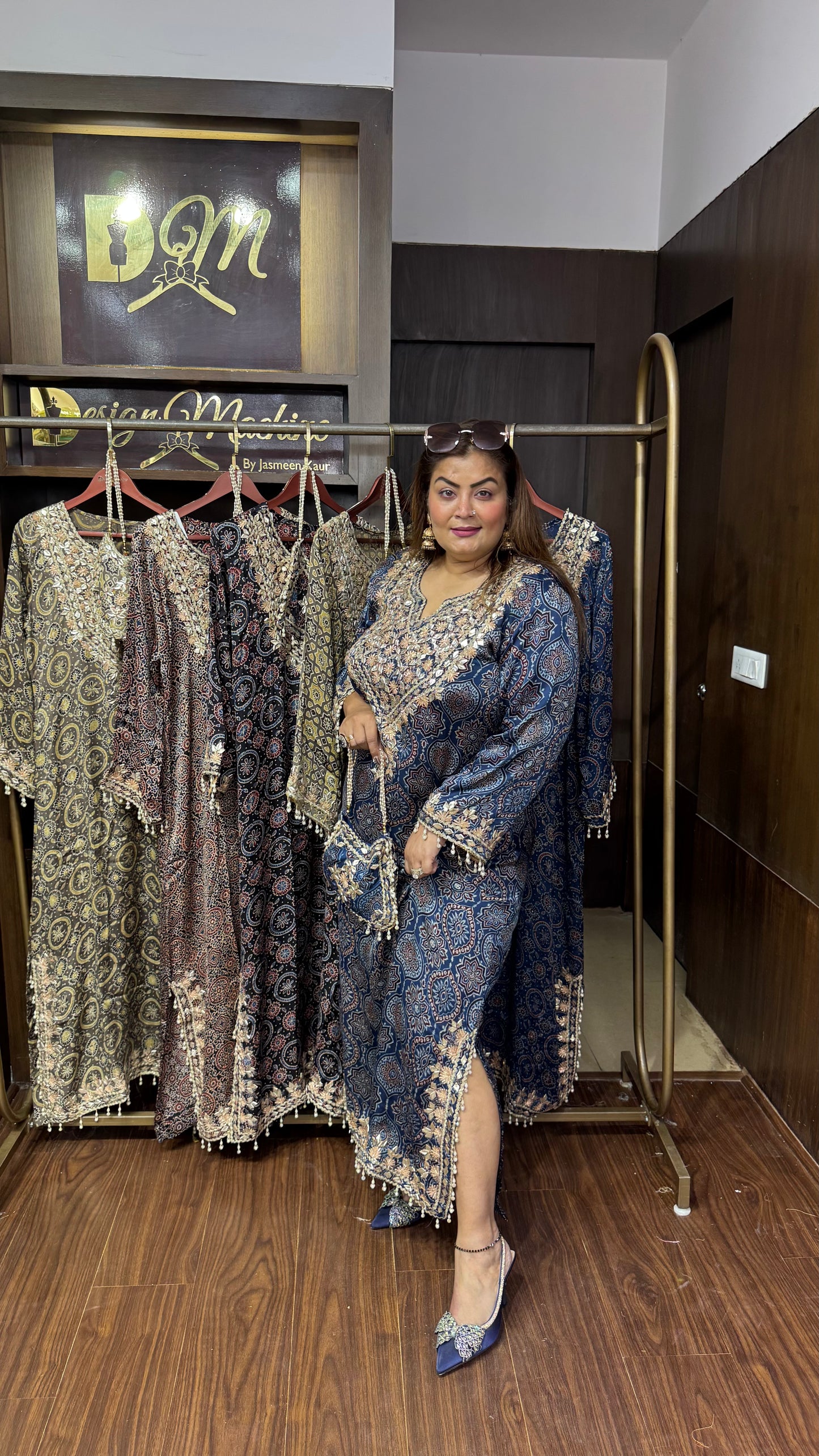 Abira (Gajji Silk Phiran)