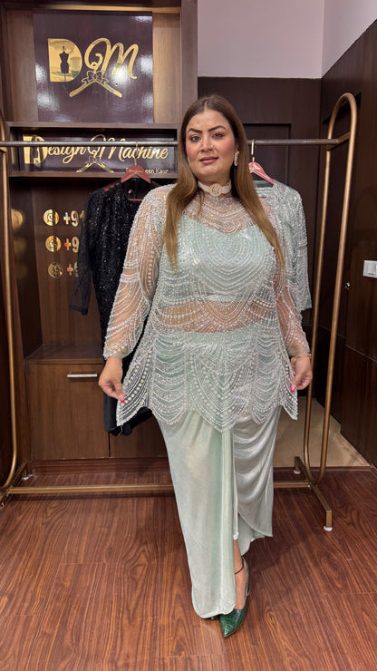 Zariah Fusion Drape Dress