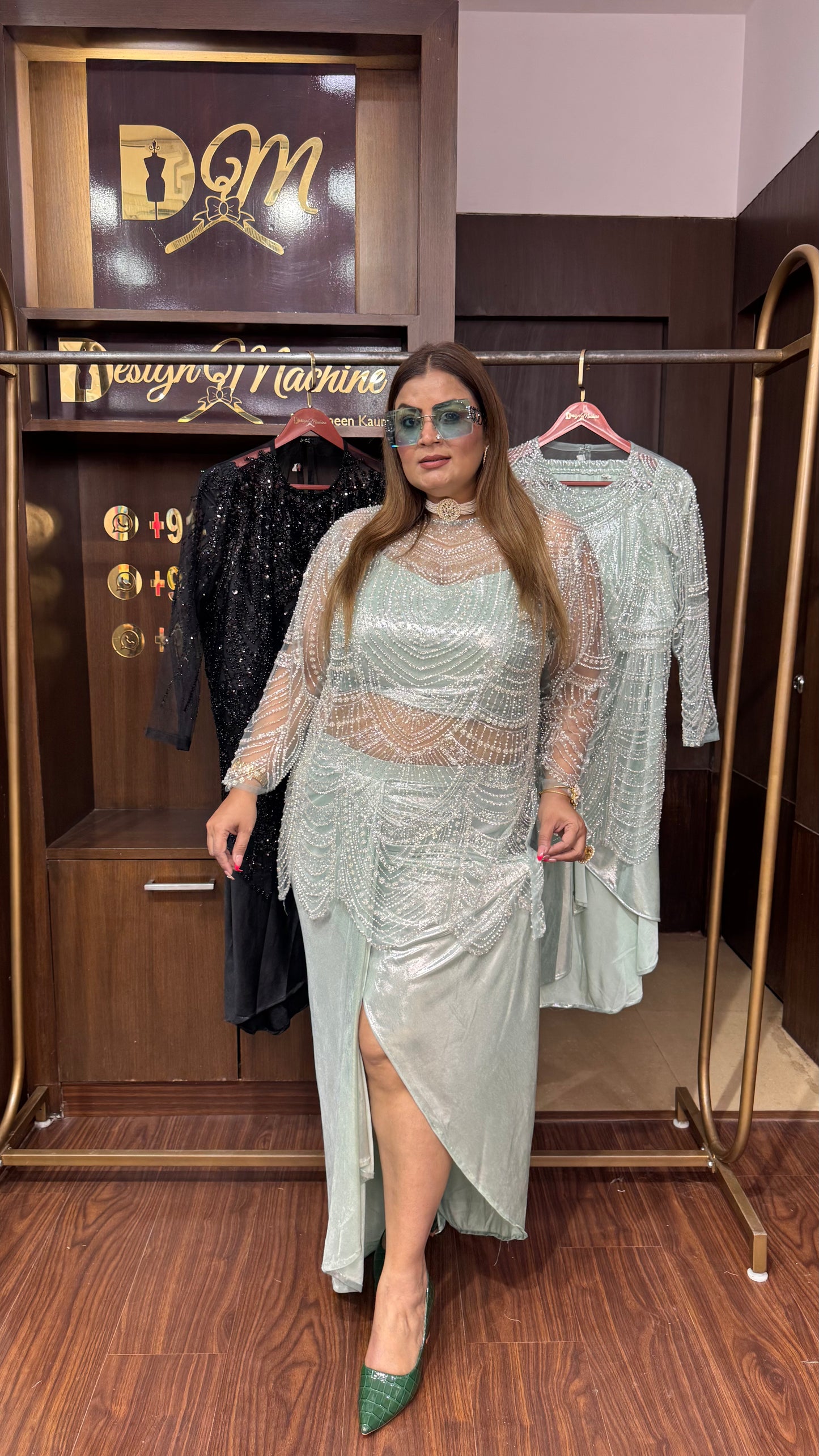 Zariah Fusion Drape Dress