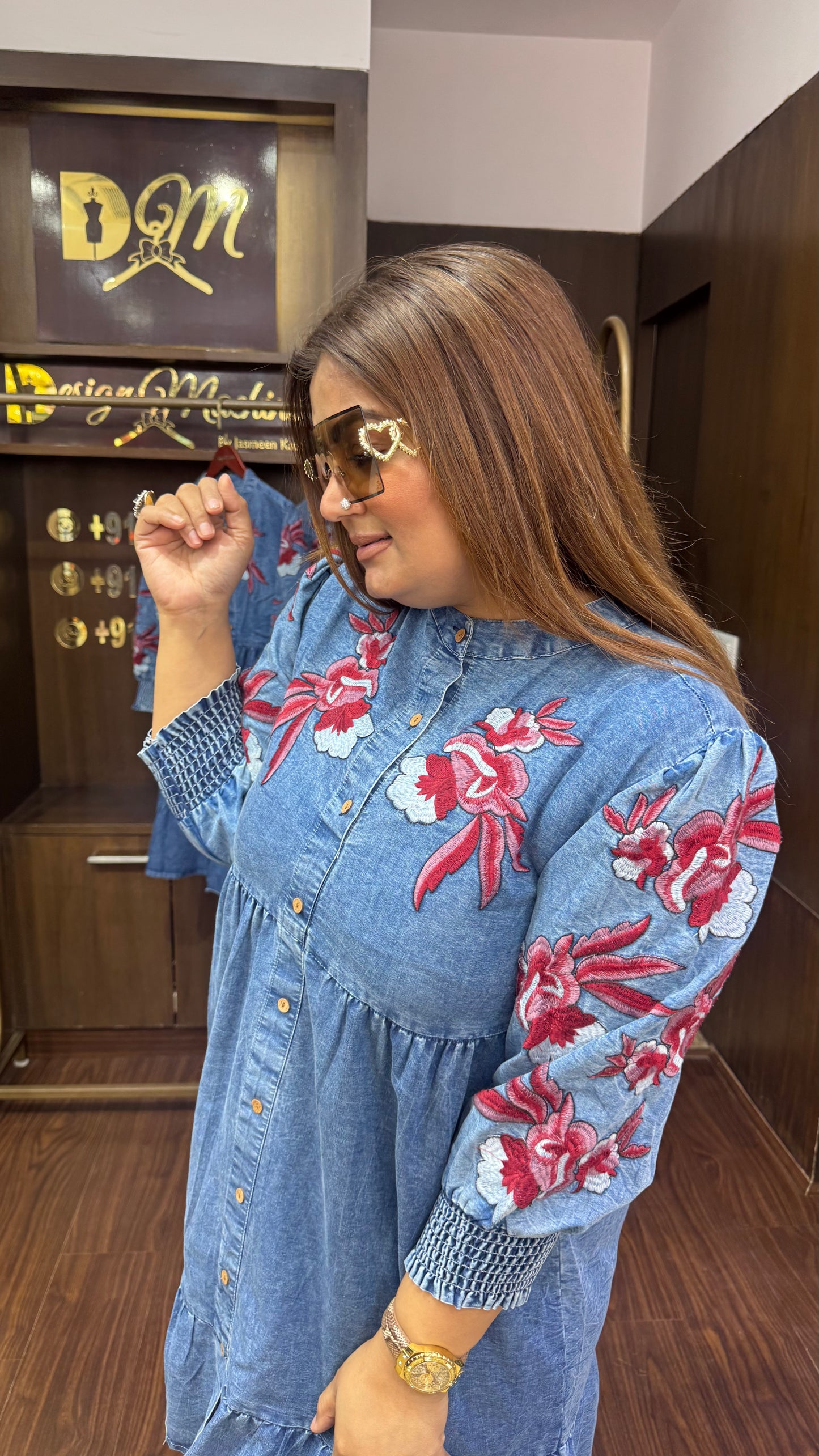 Aavira (Denim Dress)