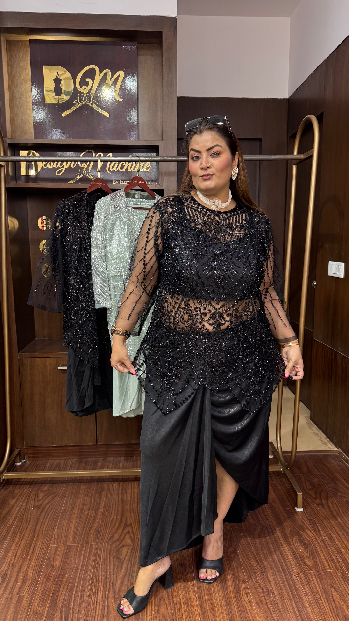 Zariah Fusion Drape Dress