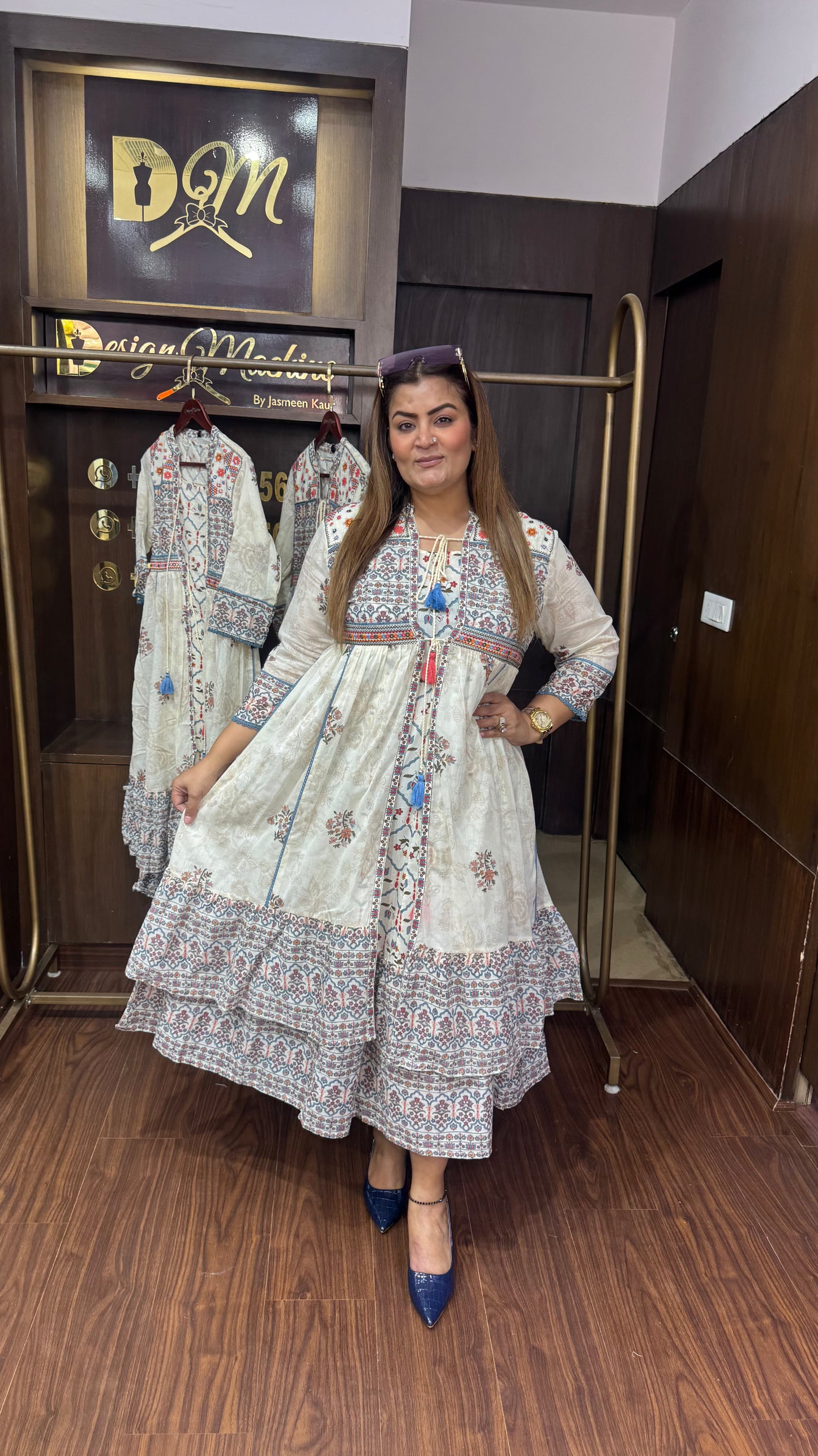Ayesha (Malmal Cotton Dress) – design.machine1
