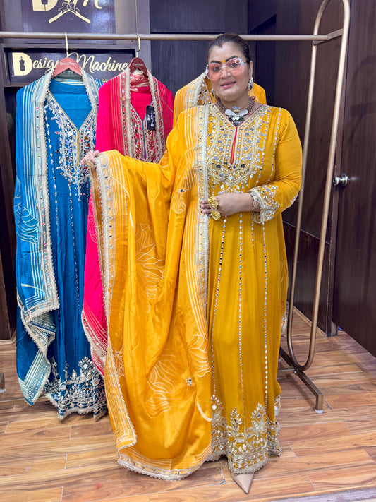 Sitarah Crepe Anarkali