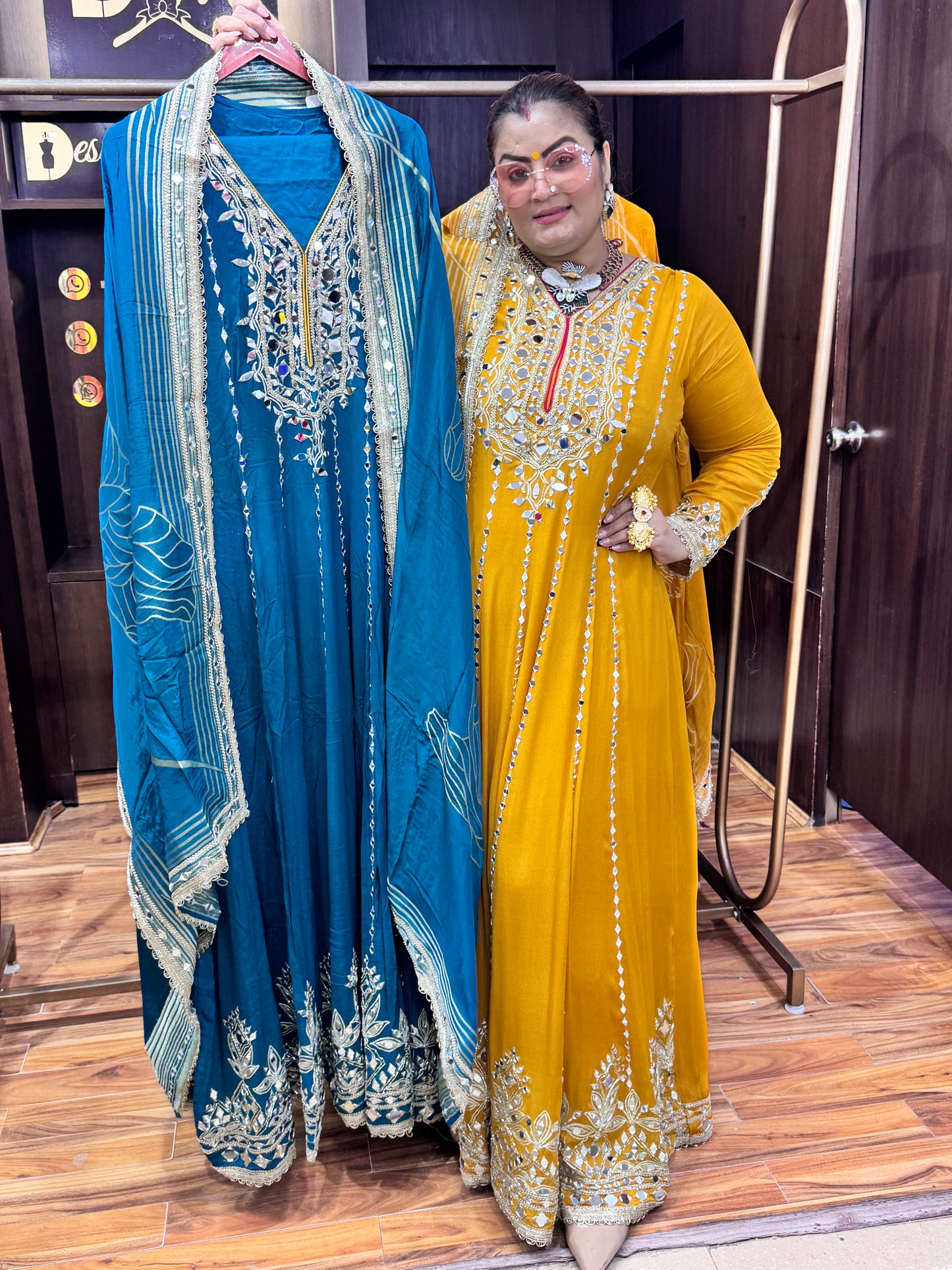 Sitarah Crepe Anarkali