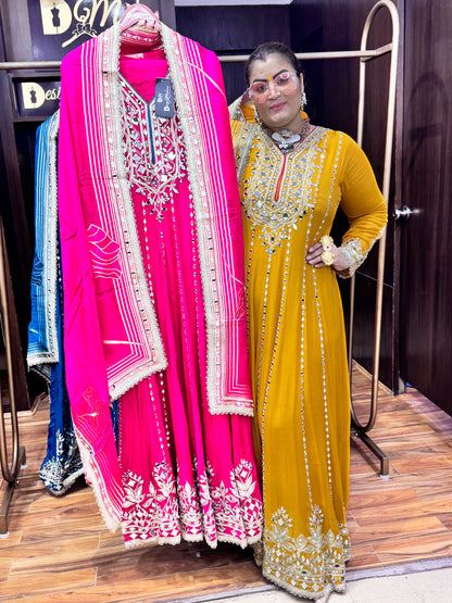 Sitarah Crepe Anarkali