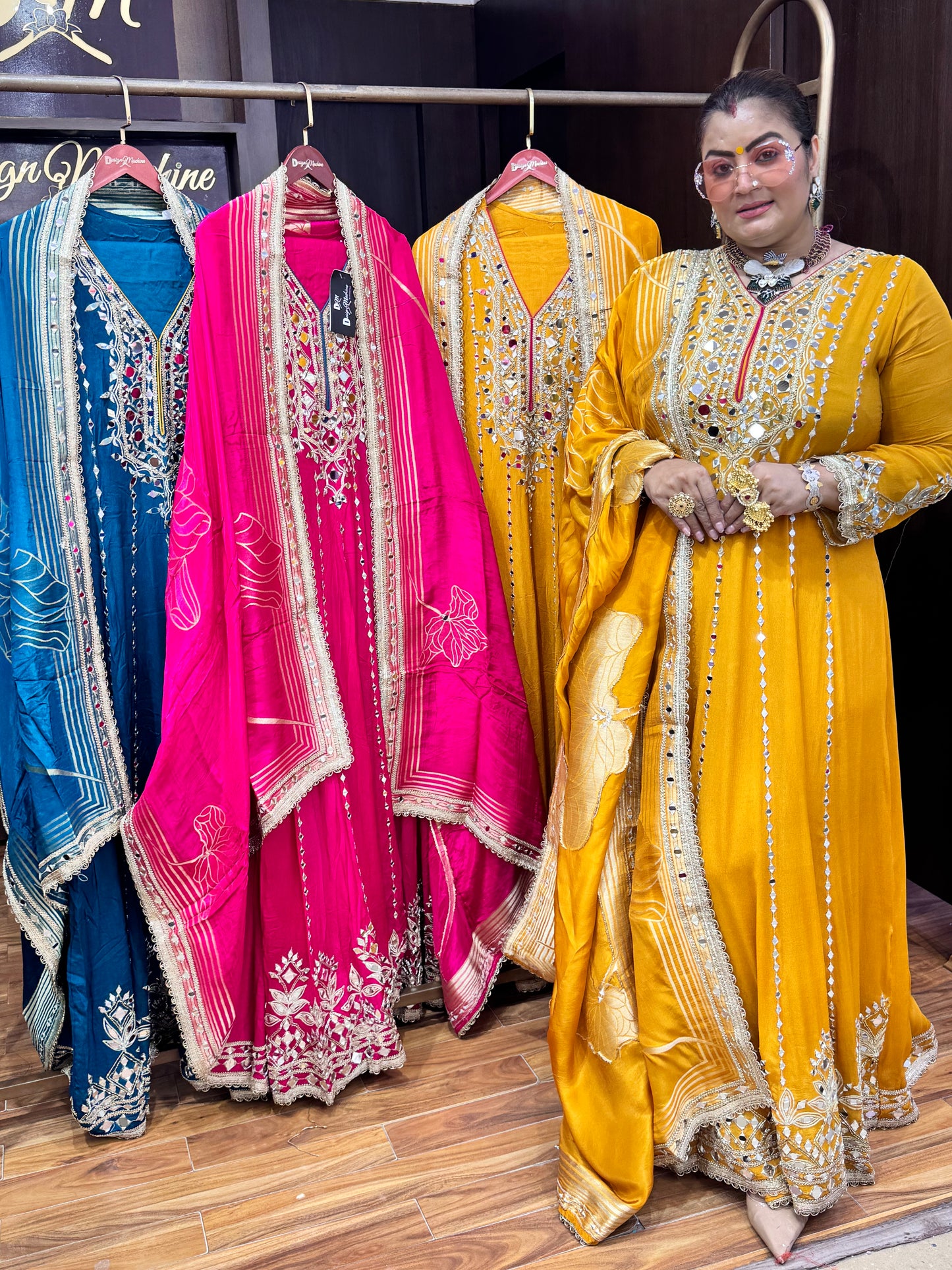 Sitarah Crepe Anarkali