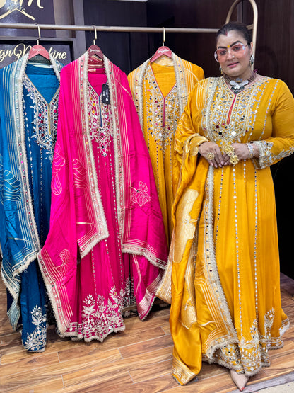 Sitarah Crepe Anarkali
