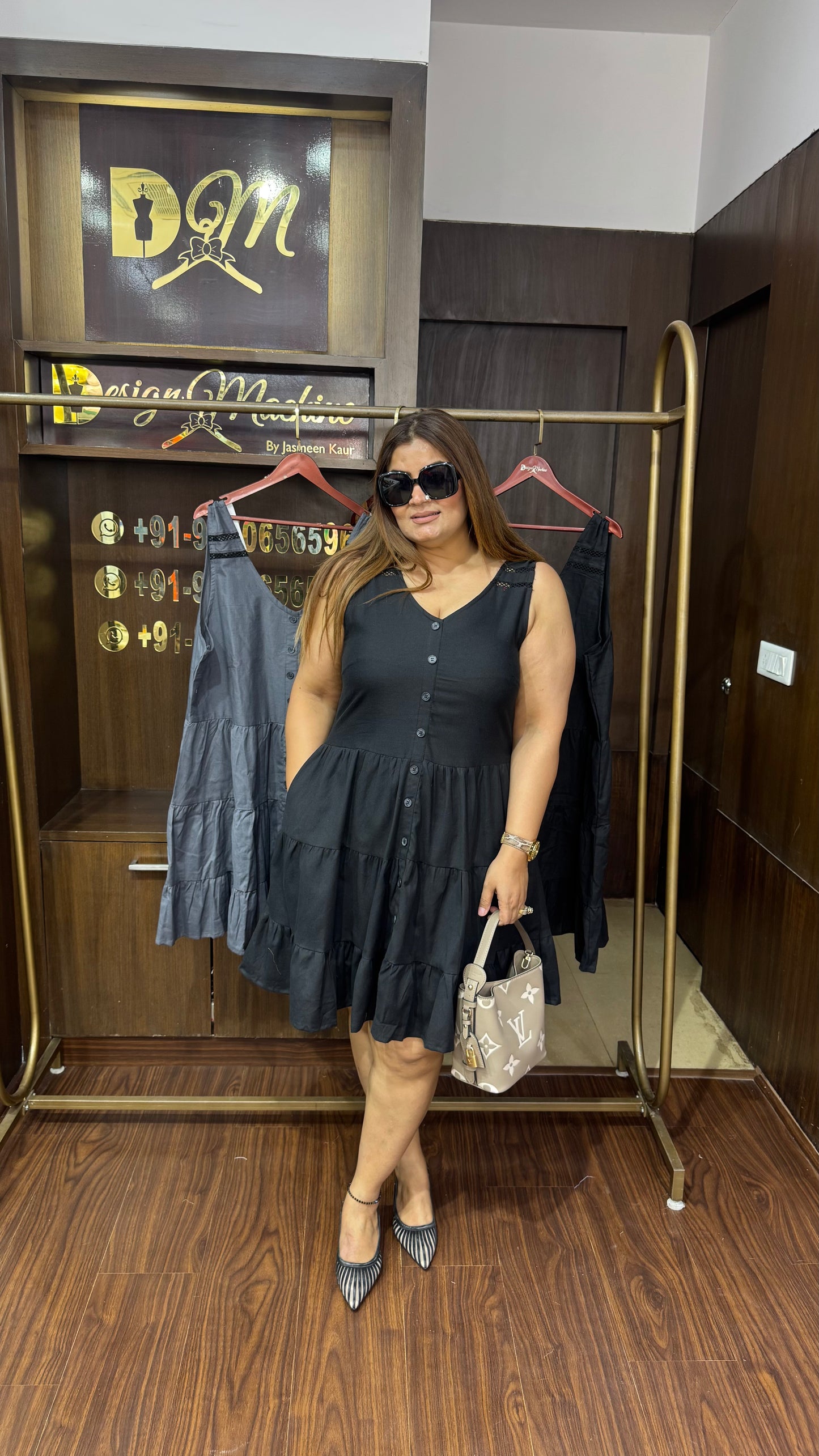 Alina (Cotton Short Dress)