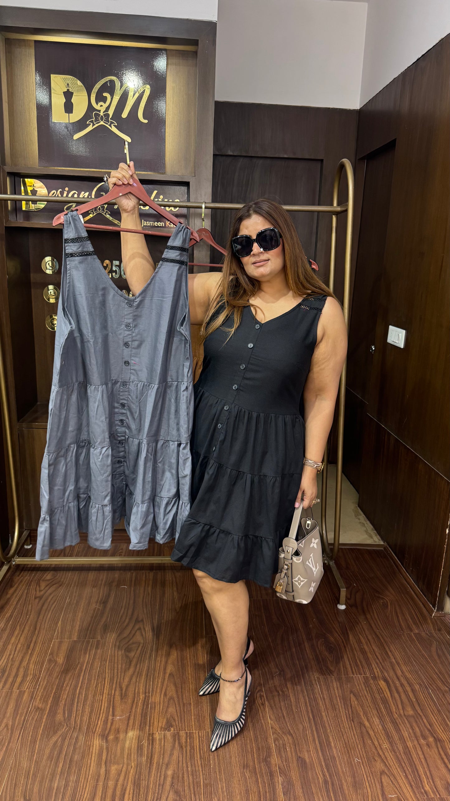 Alina (Cotton Short Dress)