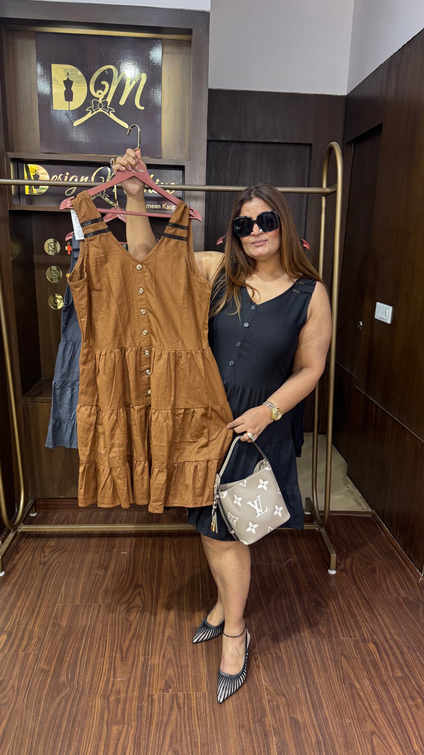Alina (Cotton Short Dress)