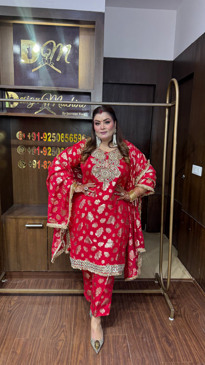 Vayra Banarasi Georgette Suit