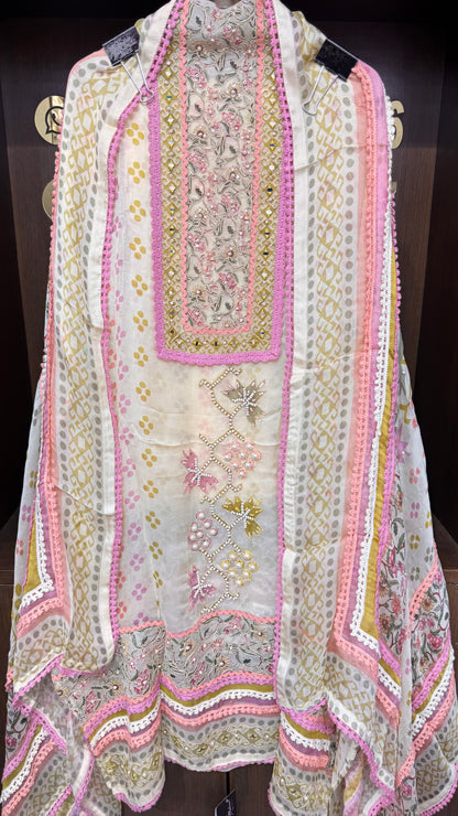 Nooraya (Glass Tissue Unstitch Suit)