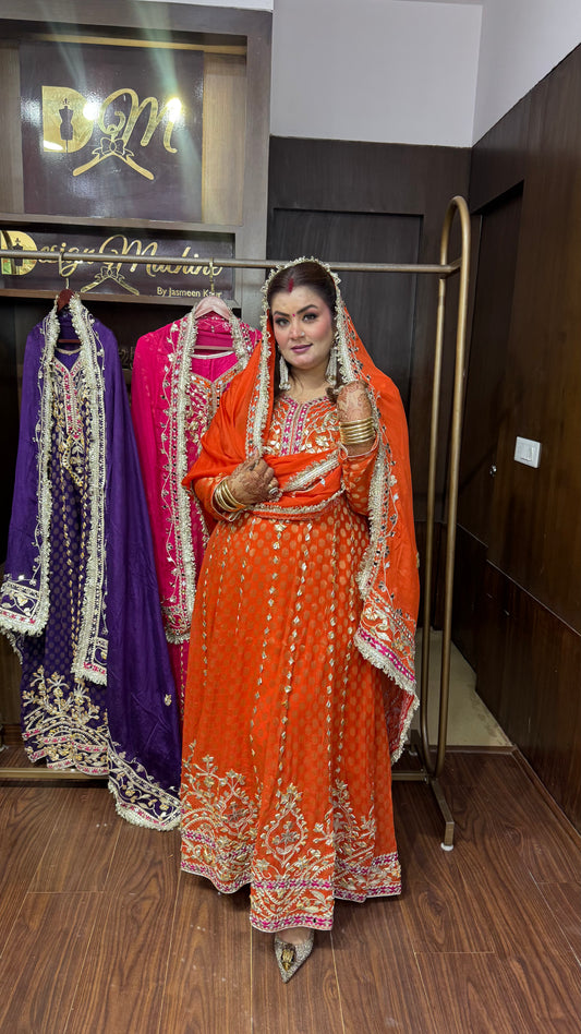 Ishvanya Pure Georgette Anarkali Suit