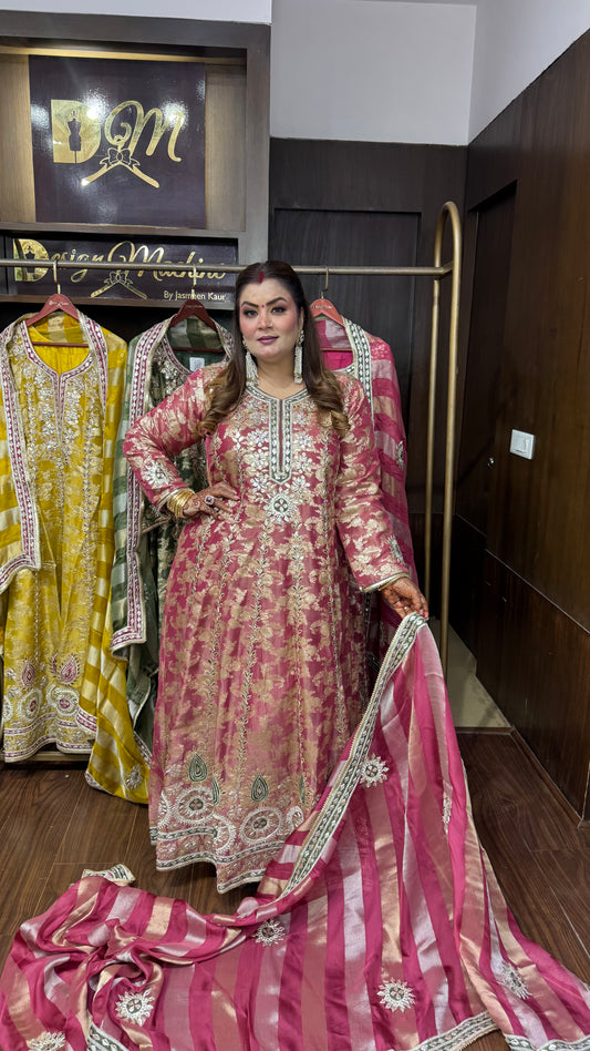 Virelaya Pure Chunon Anarkali Suit