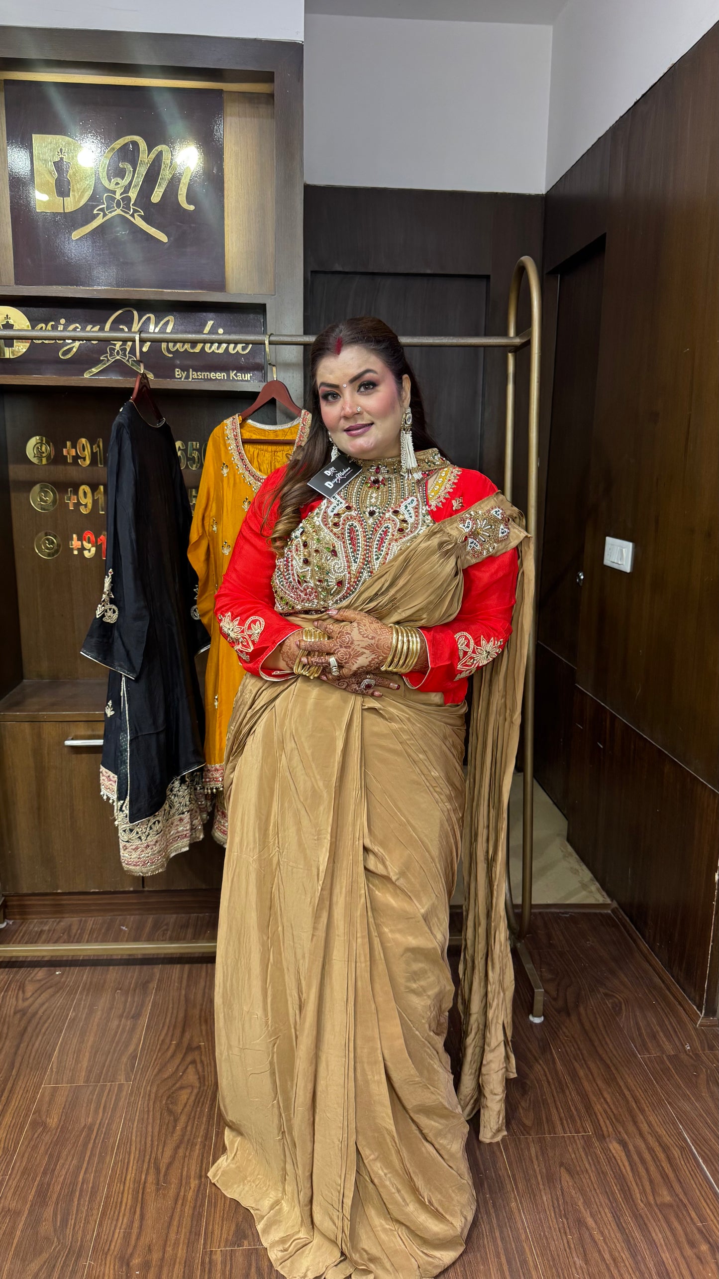 Zarevielle Indo-Western Saree