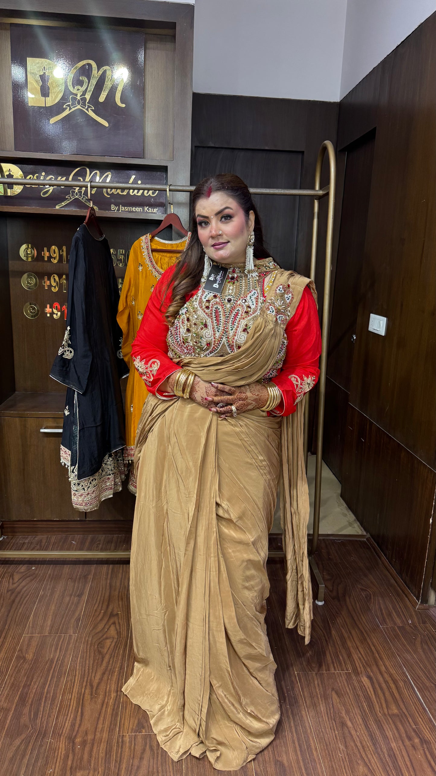 Zarevielle Indo-Western Saree