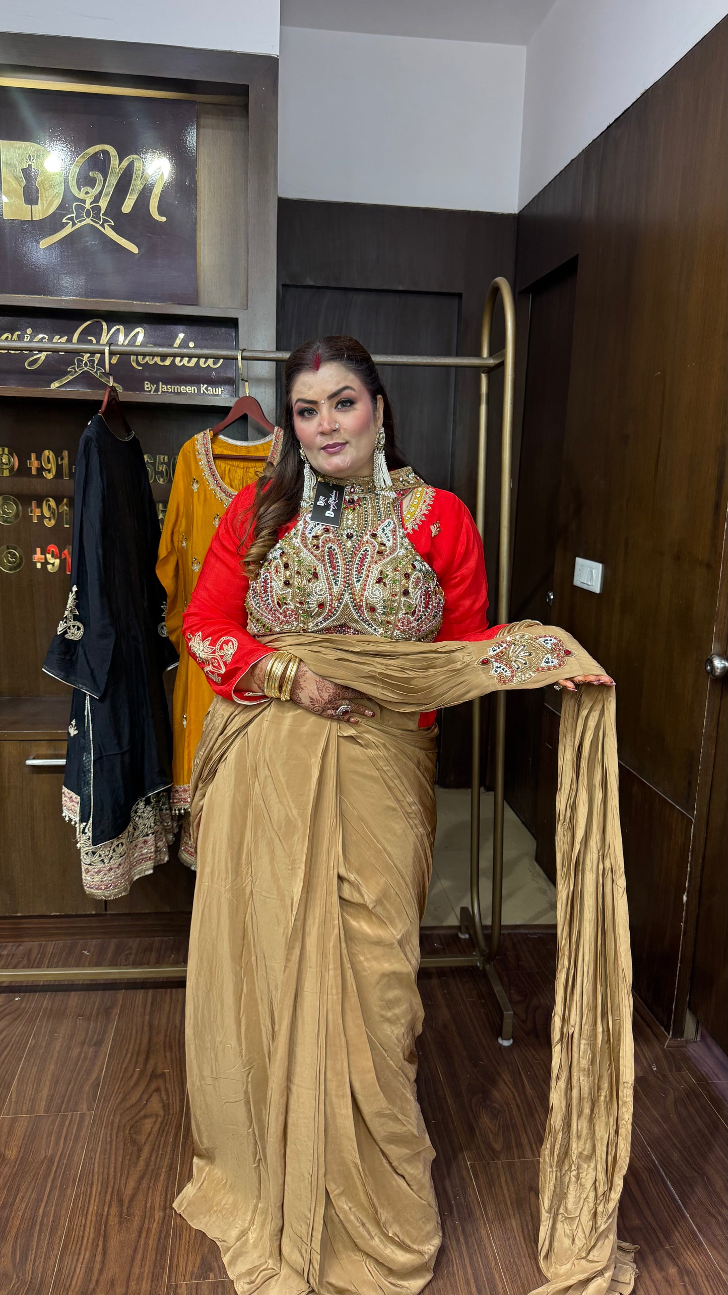 Zarevielle Indo-Western Saree