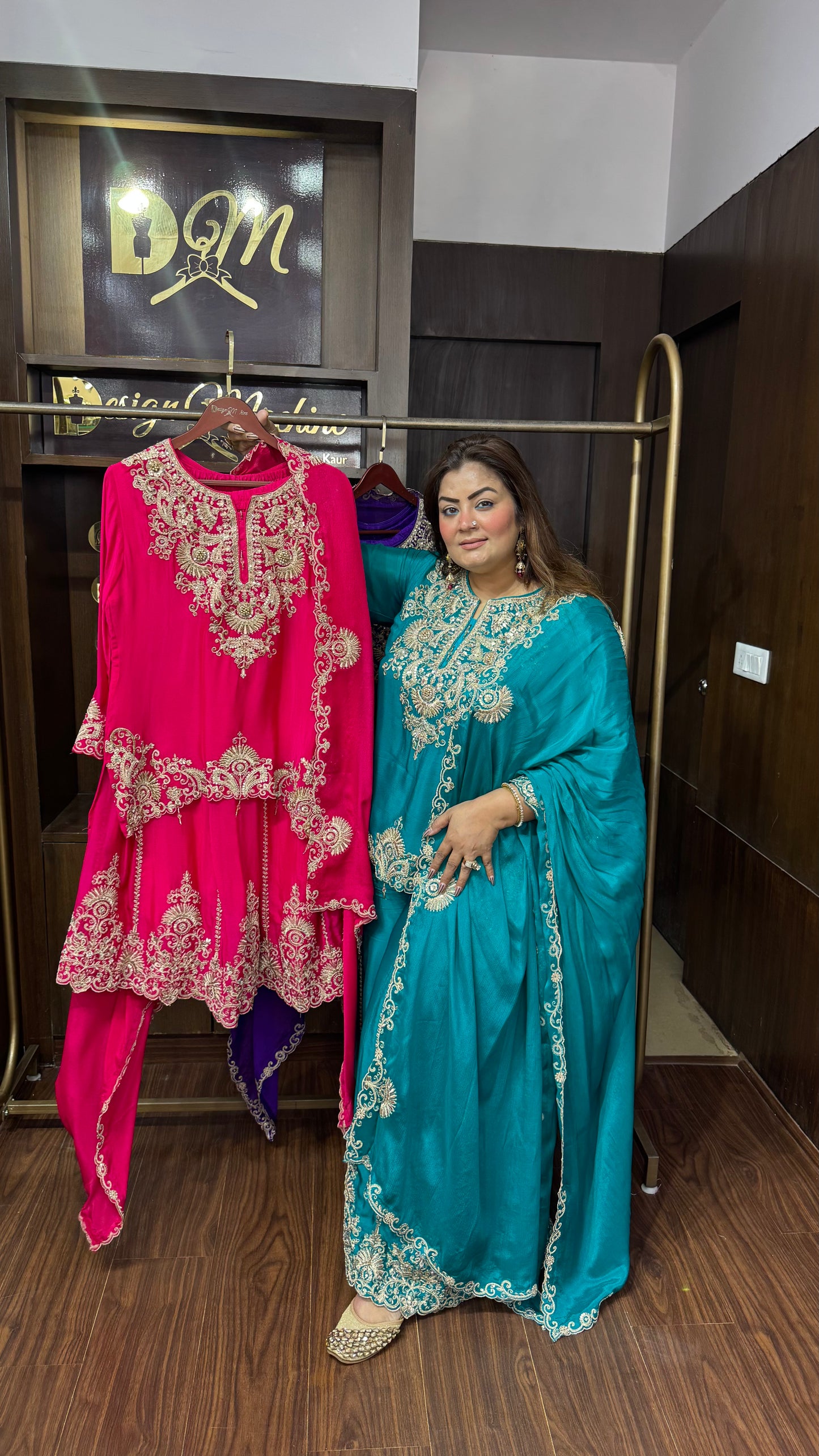 Aarisha Pure Chunon Sharara Suit