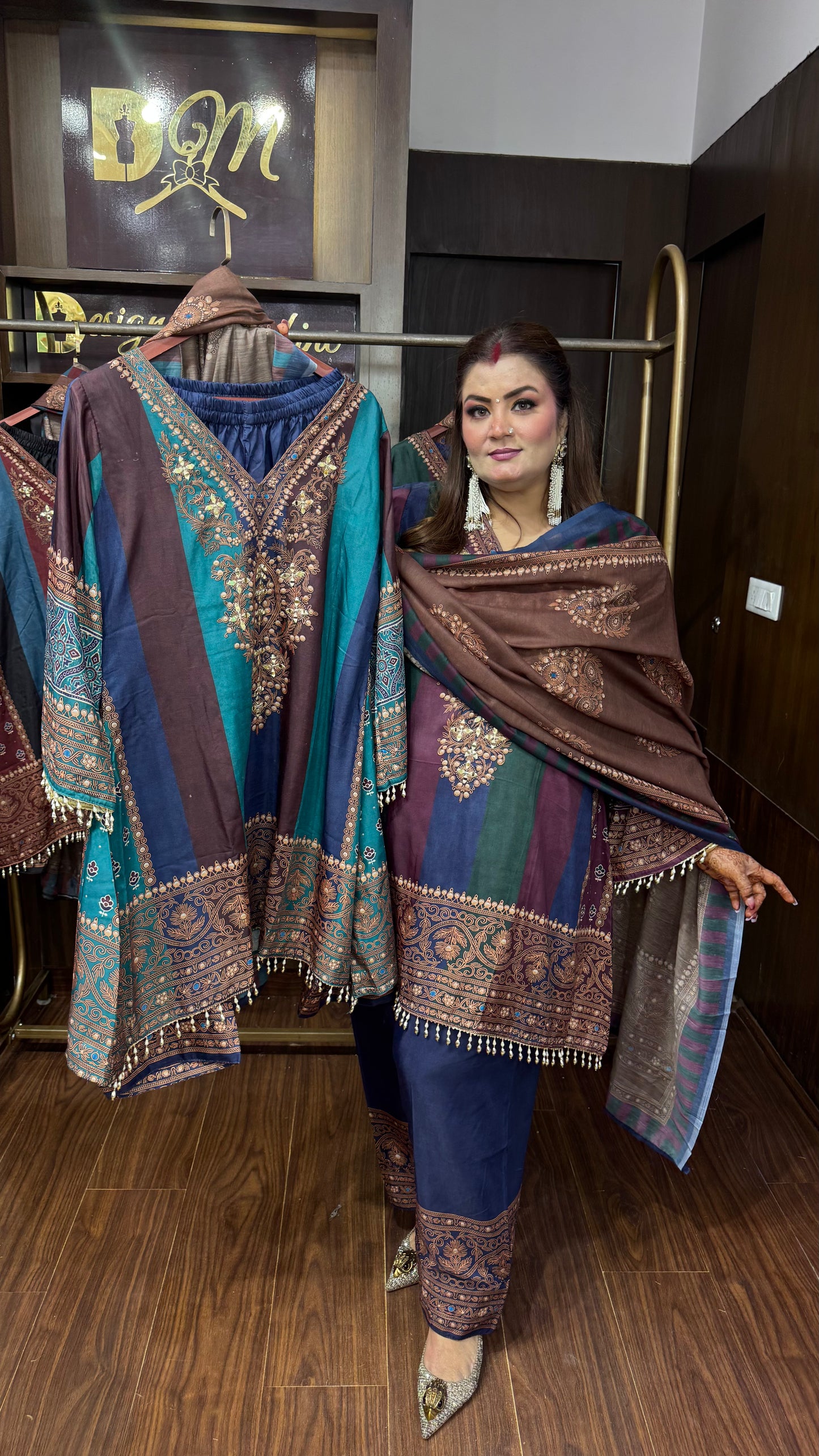 Aavisha Cotton Silk Suit