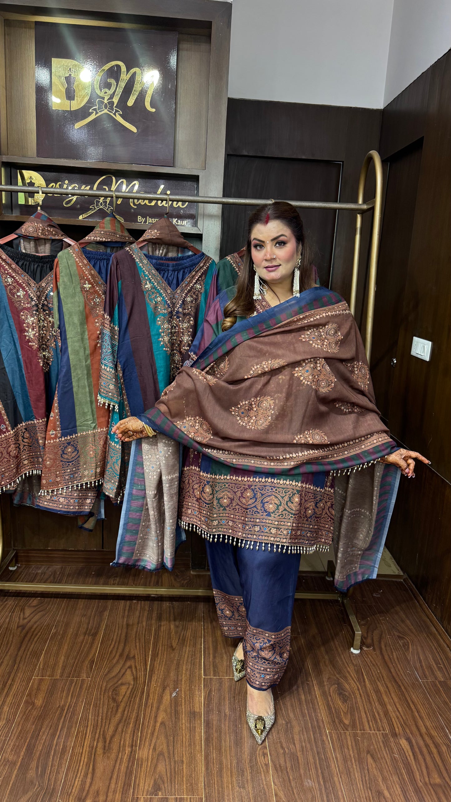 Aavisha Cotton Silk Suit