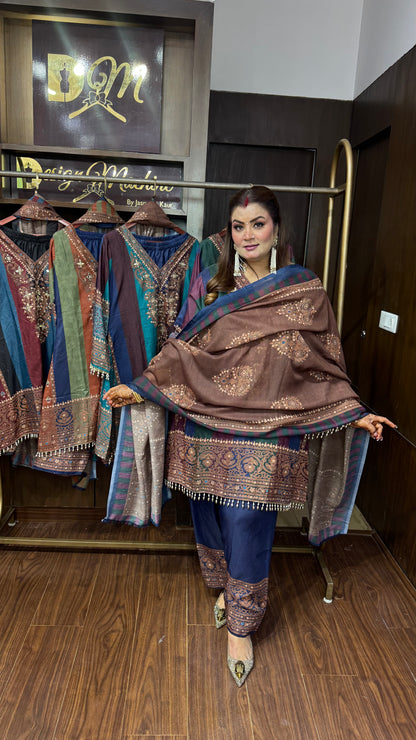 Aavisha Cotton Silk Suit