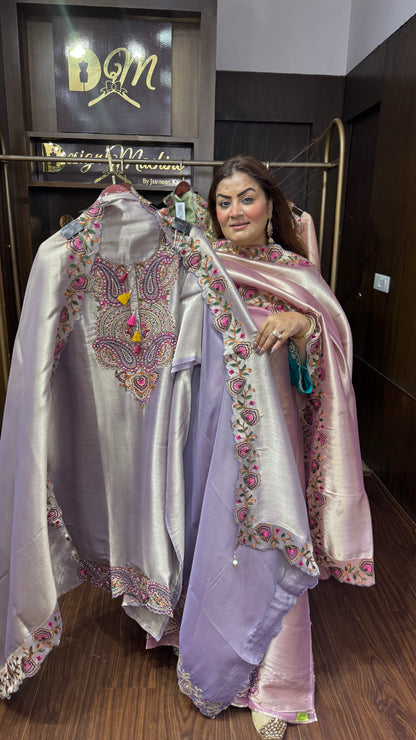 Aarisha Pure Chunon Sharara Suit