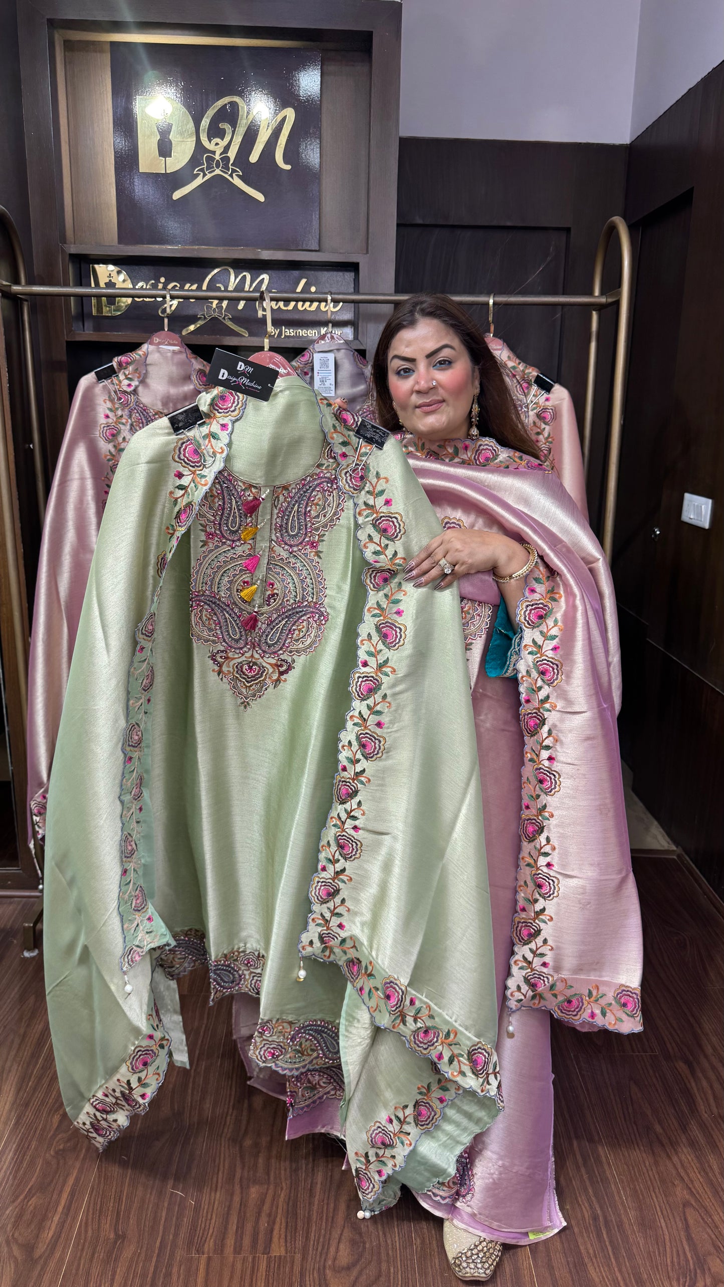 Aarisha Pure Chunon Sharara Suit