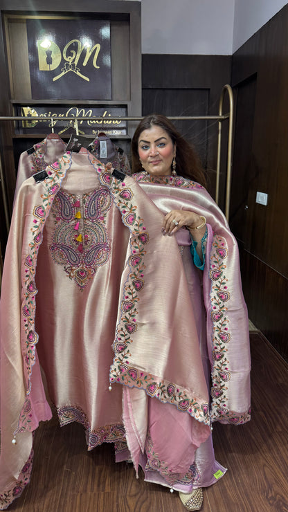 Aarisha Pure Chunon Sharara Suit