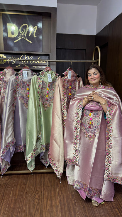 Aarisha Pure Chunon Sharara Suit