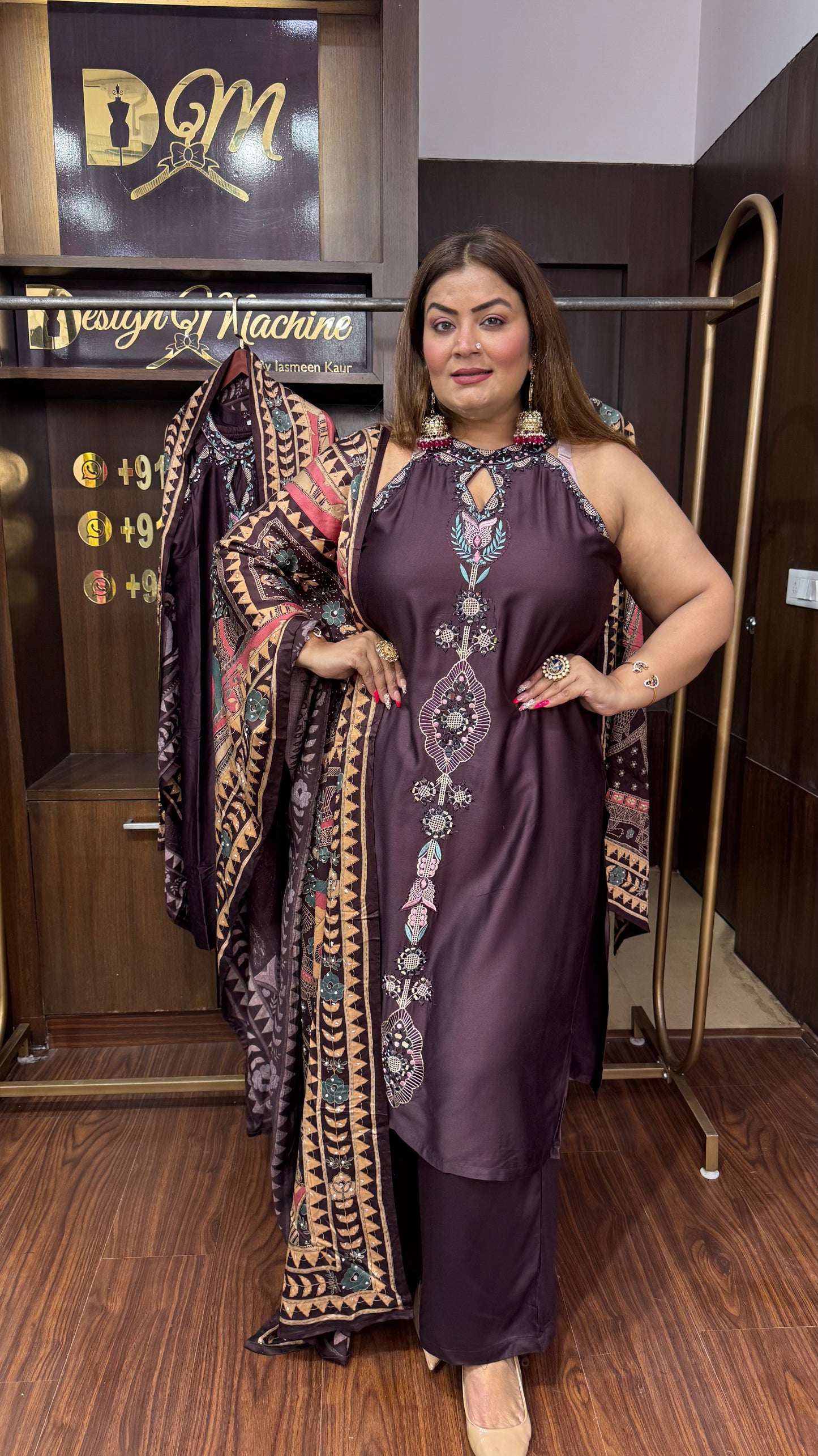 Zehra (Cottob Silk Fabric Suit)