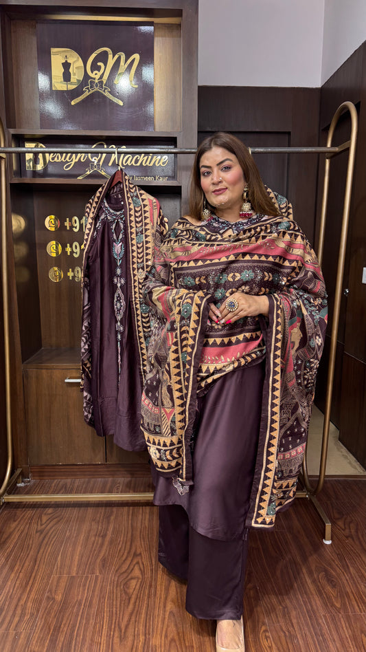 Zehra (Cottob Silk Fabric Suit)
