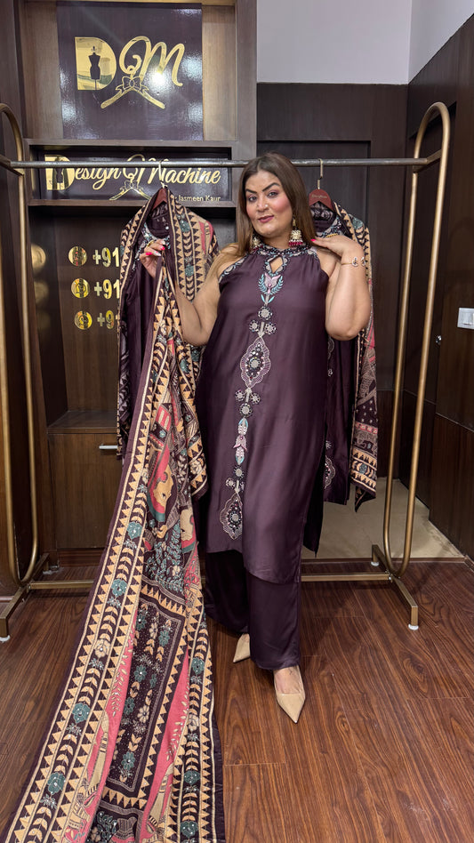 Zehra (Cottob Silk Fabric Suit)