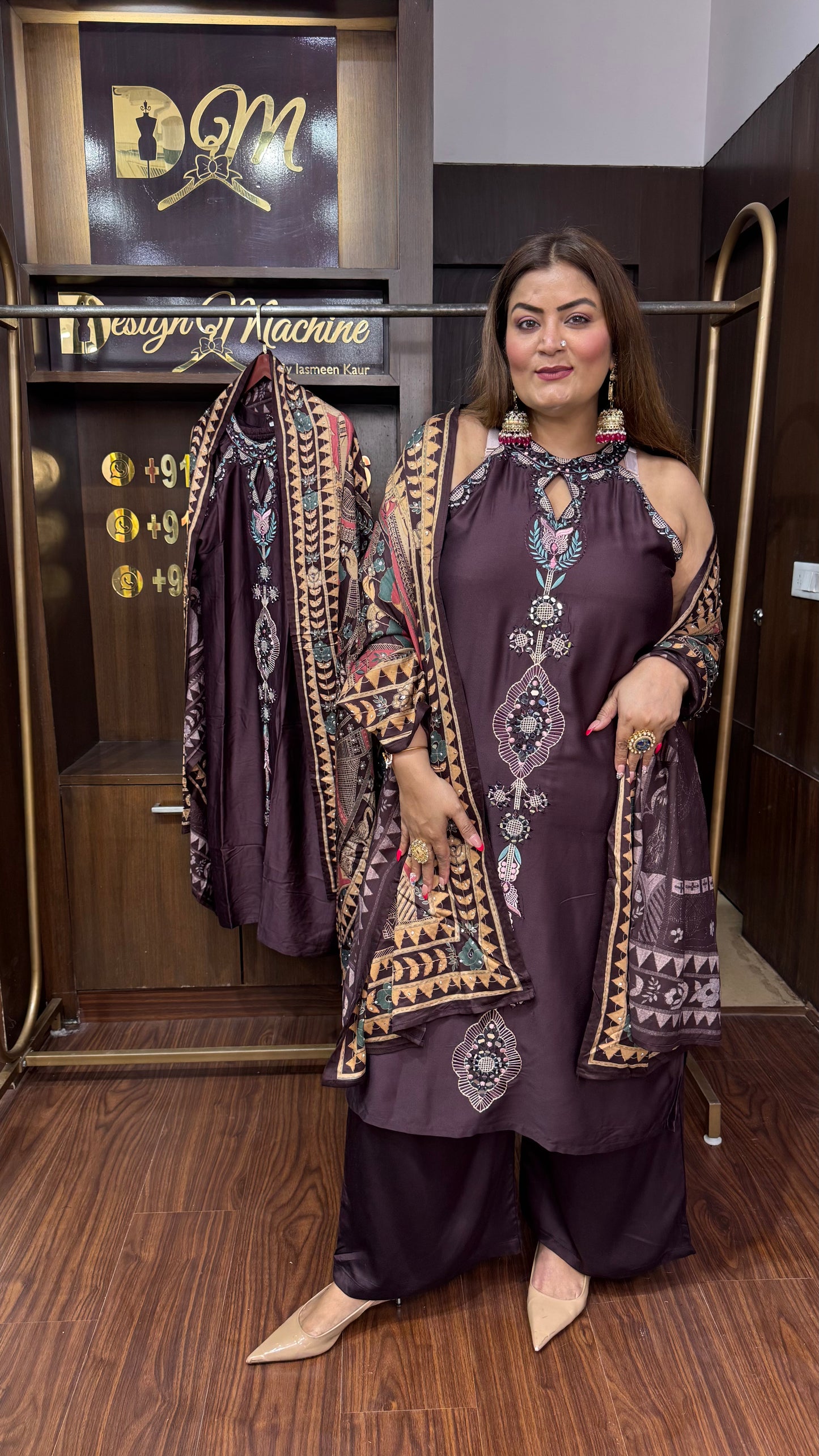 Zehra (Cottob Silk Fabric Suit)