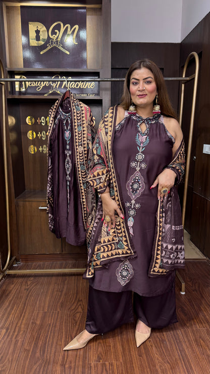 Zehra (Cottob Silk Fabric Suit)