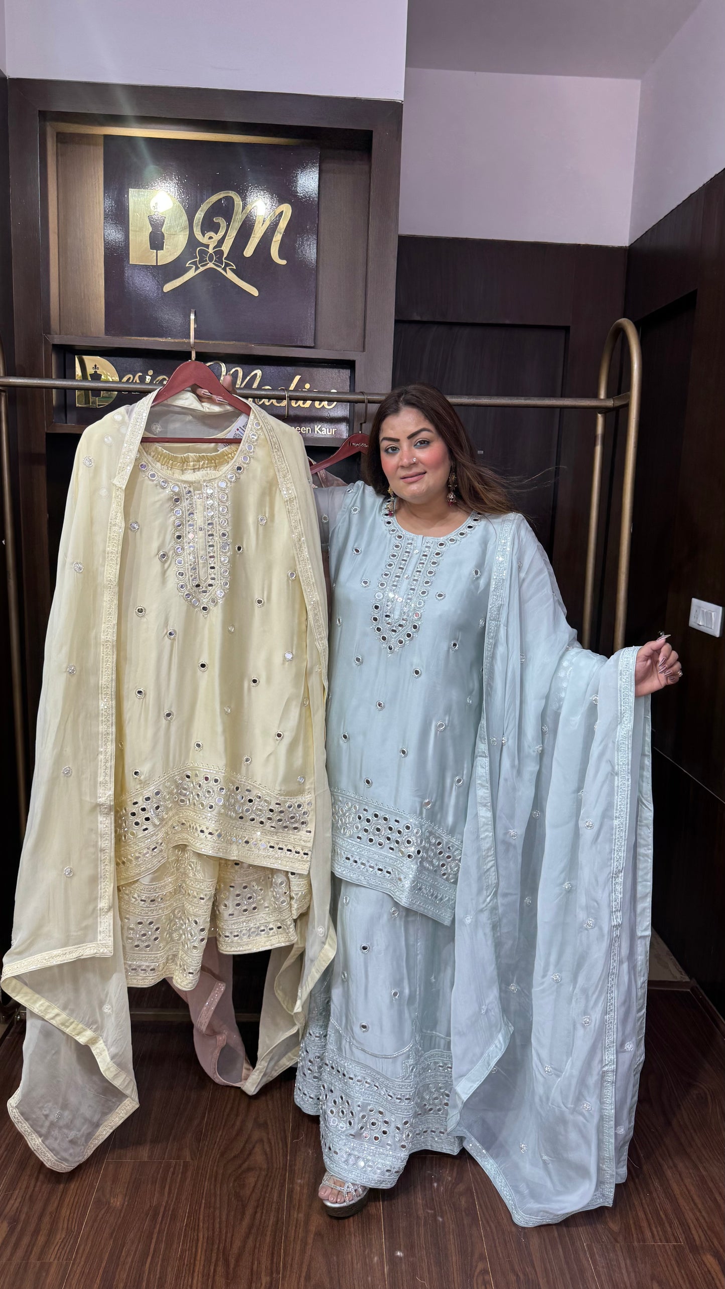 Zarelle Pure Chunon Sharara Suit