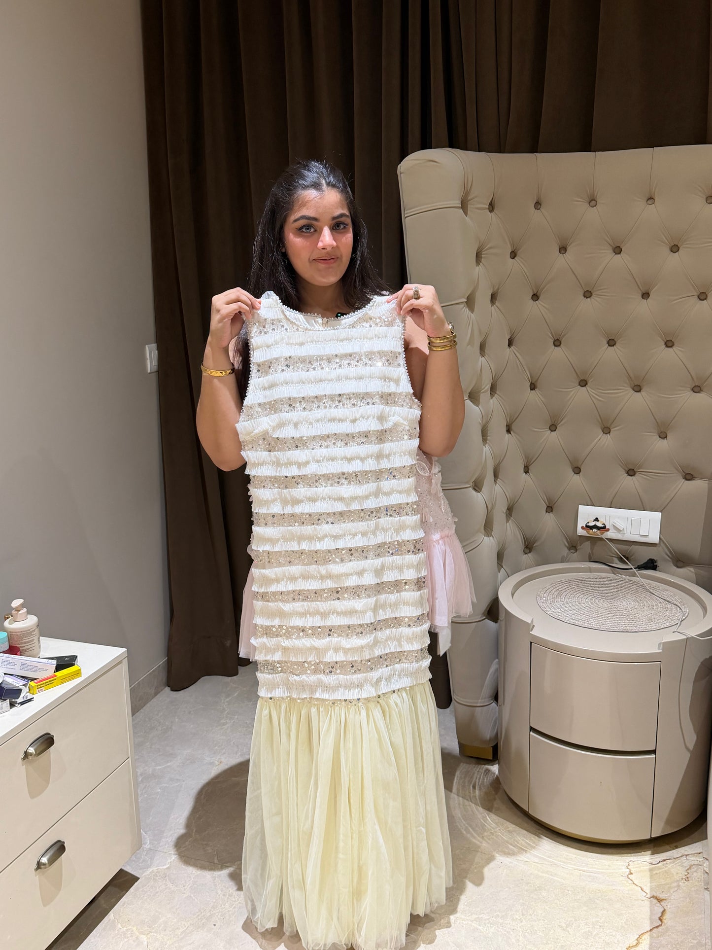 Ivory Grace Long Dress