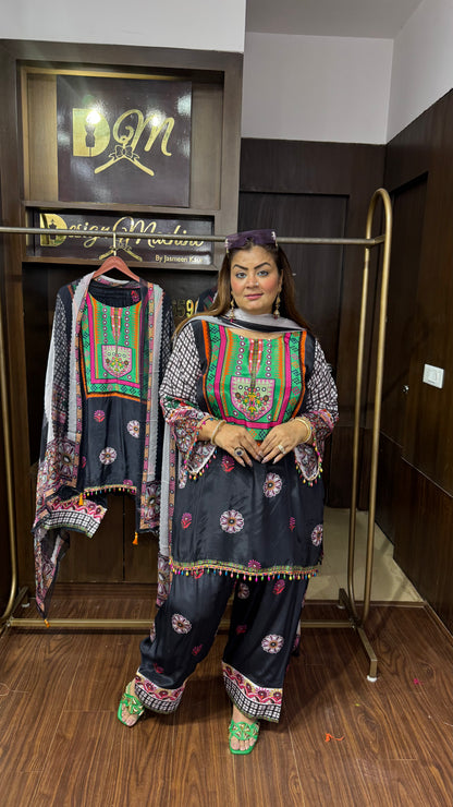 Asmi (Pure Crepe Suit)