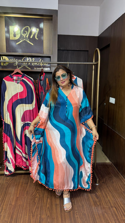Anisha (Pure Crepe Kaftaan)
