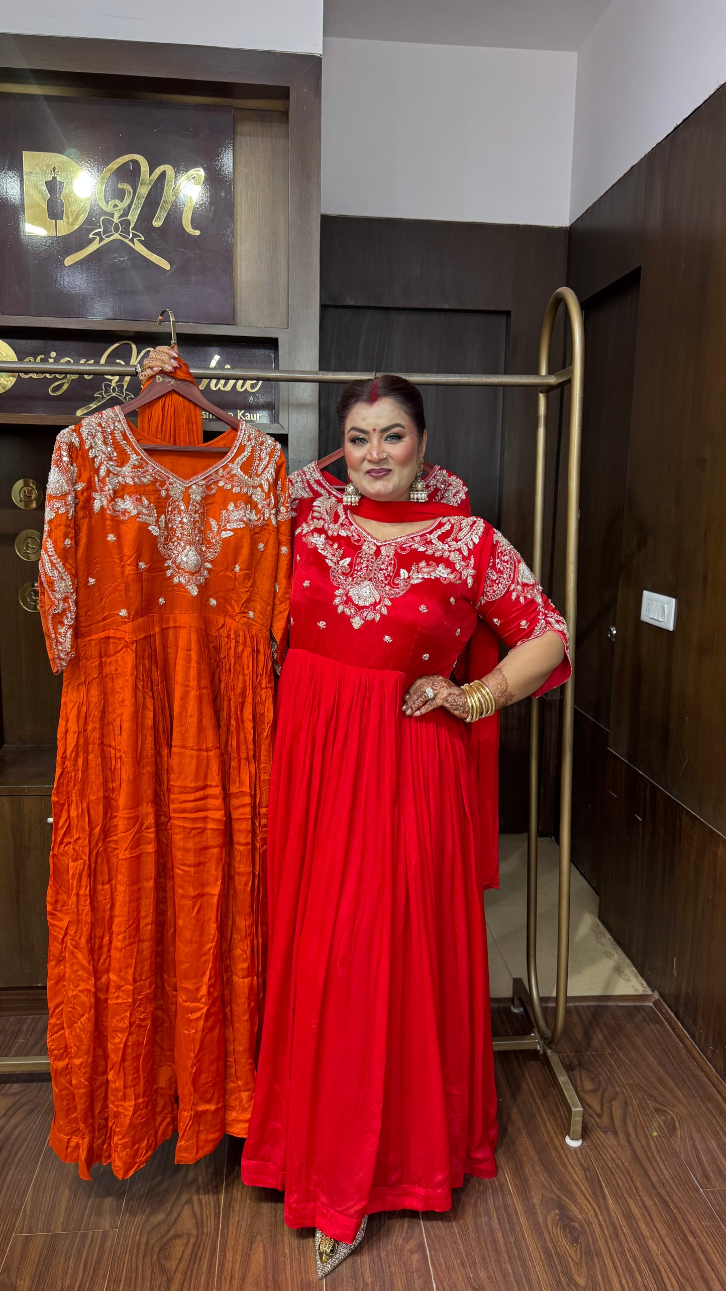 Nivara Pure Chunon Anarkali Suit