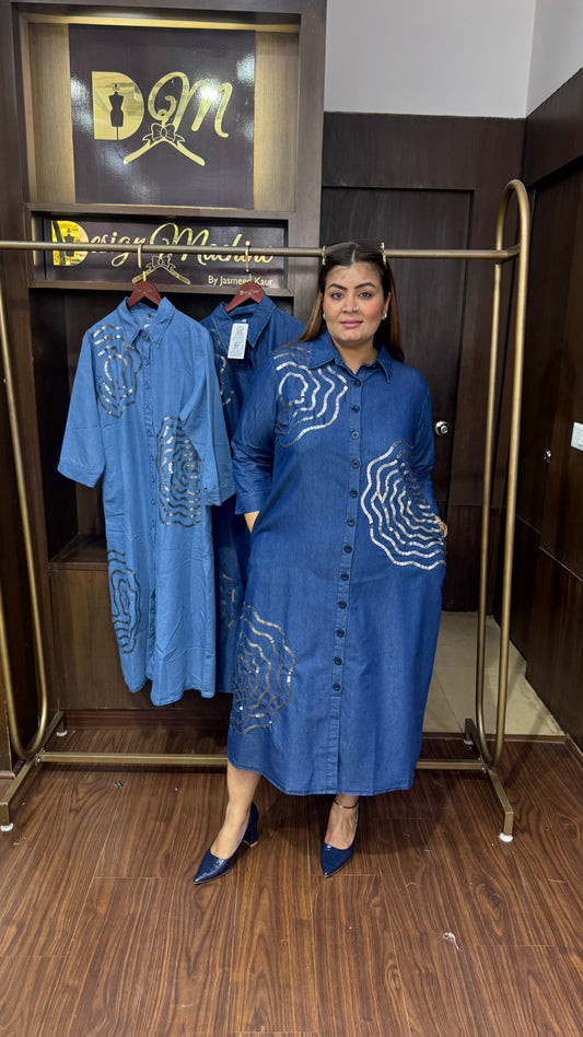 Simra (Denim Dress)